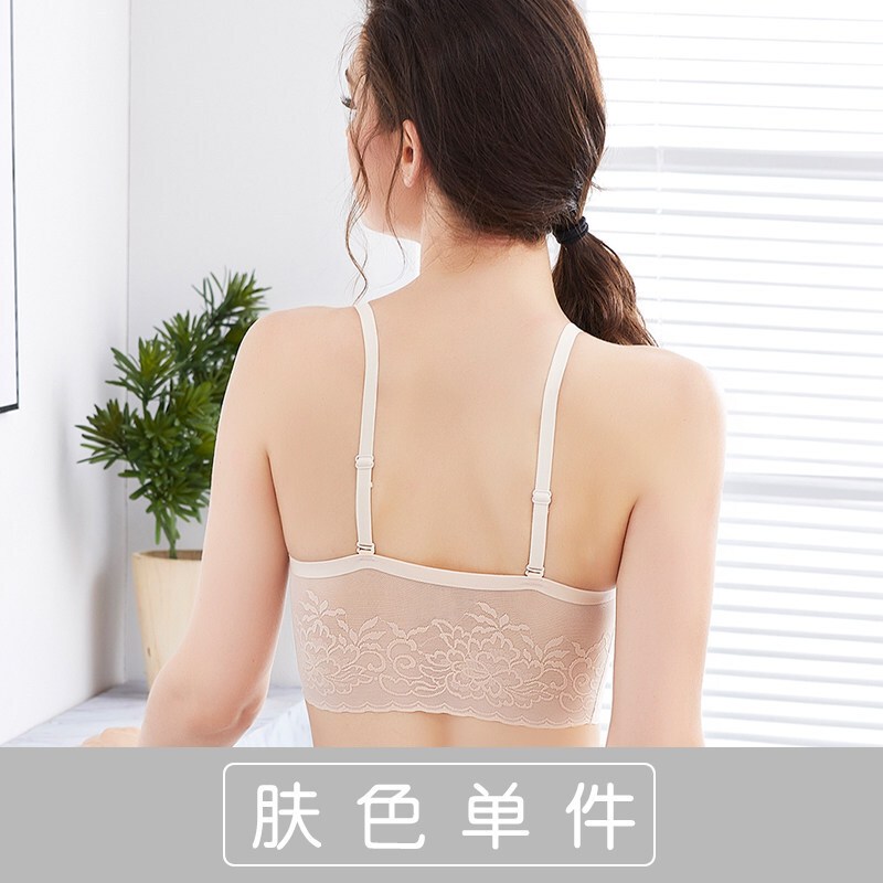 薄款背无痕内衣文胸拢无钢圈震跑步副胸罩