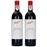 澳洲原瓶进口 penfolds奔富Bin407 赤霞珠干红葡萄酒 750ml*2瓶