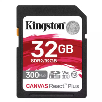 金士顿(Kingston)SD卡32GB U3 V90读300MB/s写260MB/s支持8K相机存储卡内存卡
