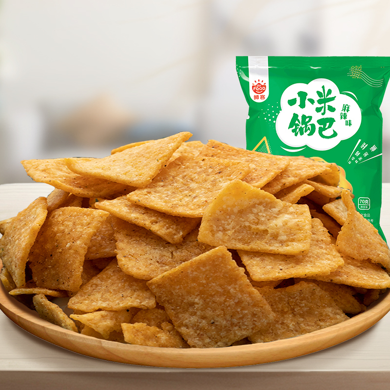 狮客[苏宁自主品牌]小米锅巴(麻辣味)70g高清大图