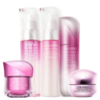 资生堂(SHISEIDO)新美肌女士面部护肤套装礼盒幼滑细腻提亮肤色 5件套(水+乳+精华液+凝霜+眼霜)