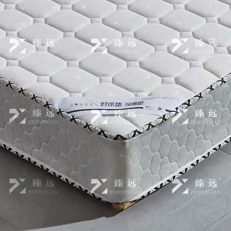 臻远 ZY3120216 席梦思弹簧床垫白色针织面料高弹海绵妙扣弹簧