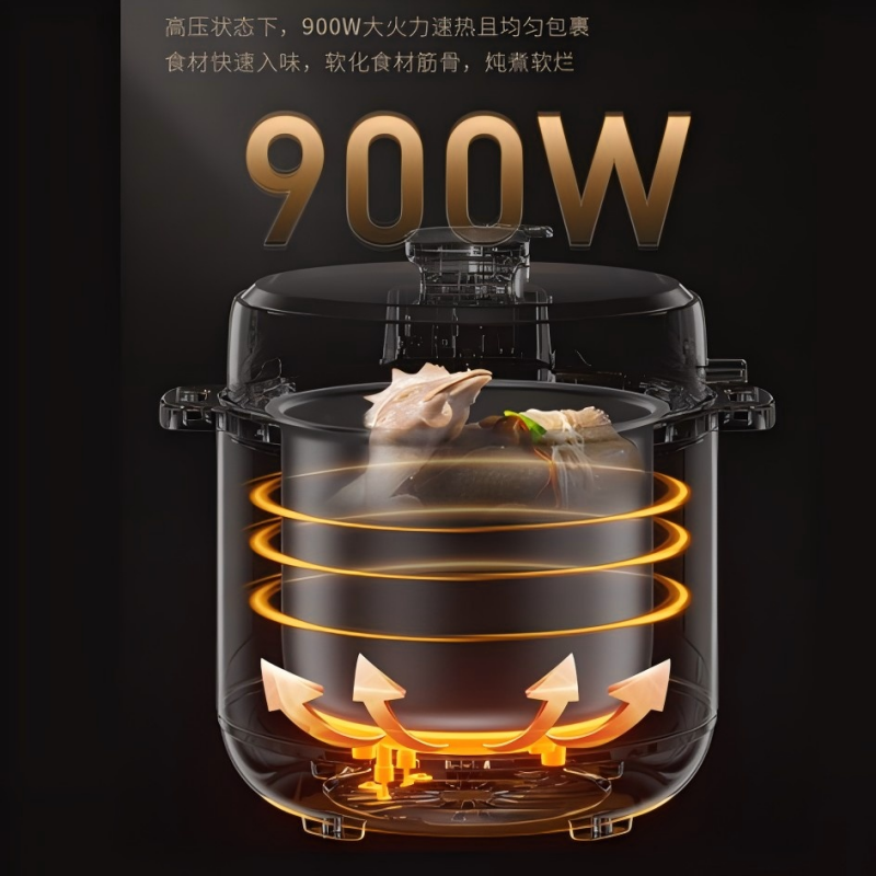 九阳 5L大容量双胆电压力煲 Y-50H108高清大图
