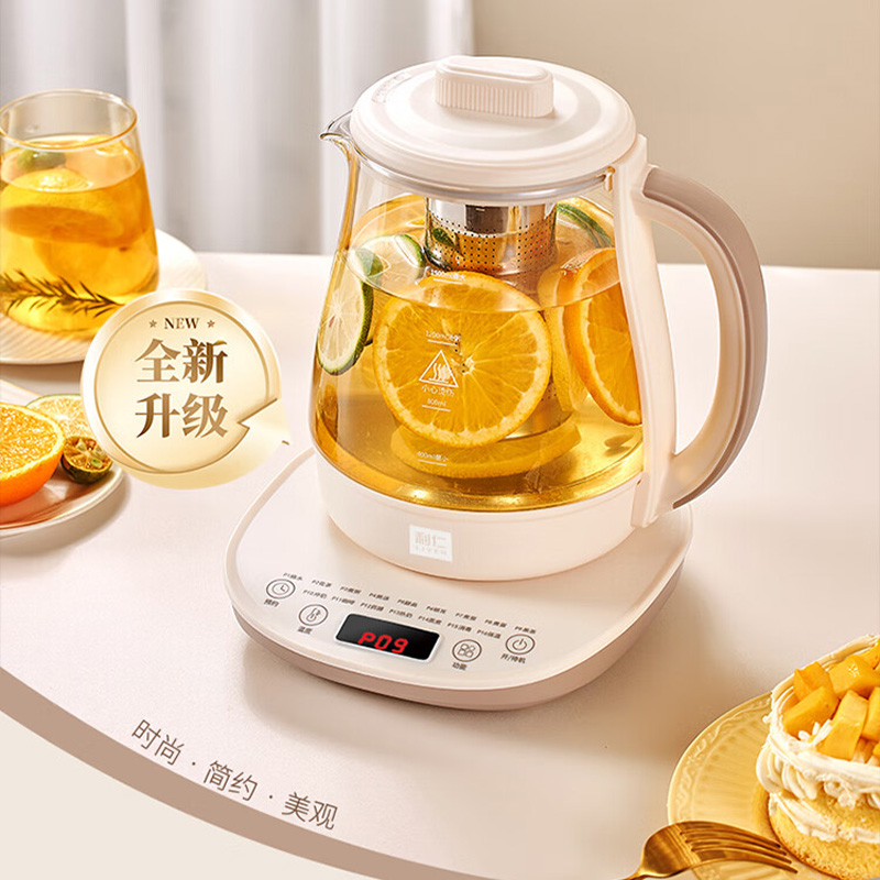 利仁养生壶1.5L恒温壶大容量功能一体机不锈钢滤网分离SH-D1581高清大图