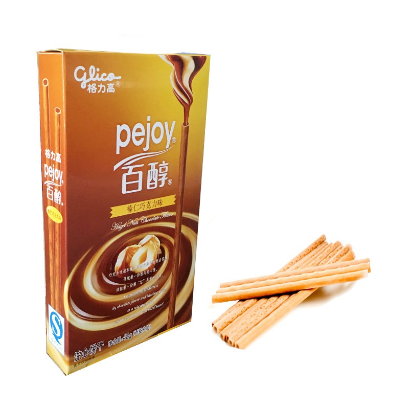 格力高百醇榛仁巧克力味48g盒