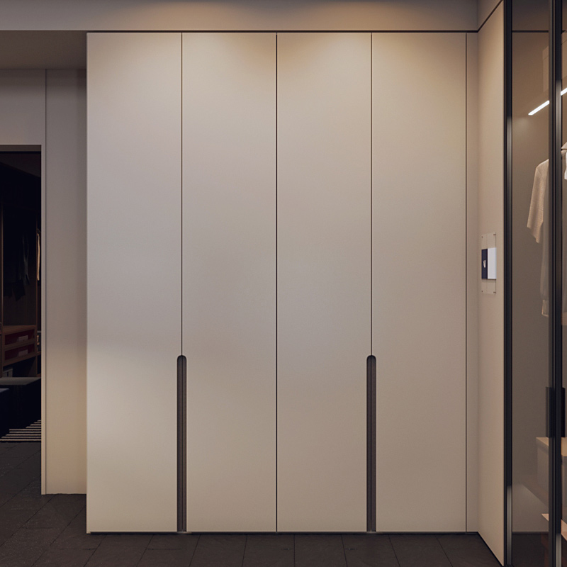 一门到顶衣柜定制工厂定做现代简约风格卧室装修衣帽间订制柜