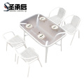 圣承启 玻璃桌 150cm+4椅 套