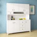 现代简约餐边柜北欧酒柜厨房碗柜餐厅收纳白色大容量多功能茶水柜_1_195