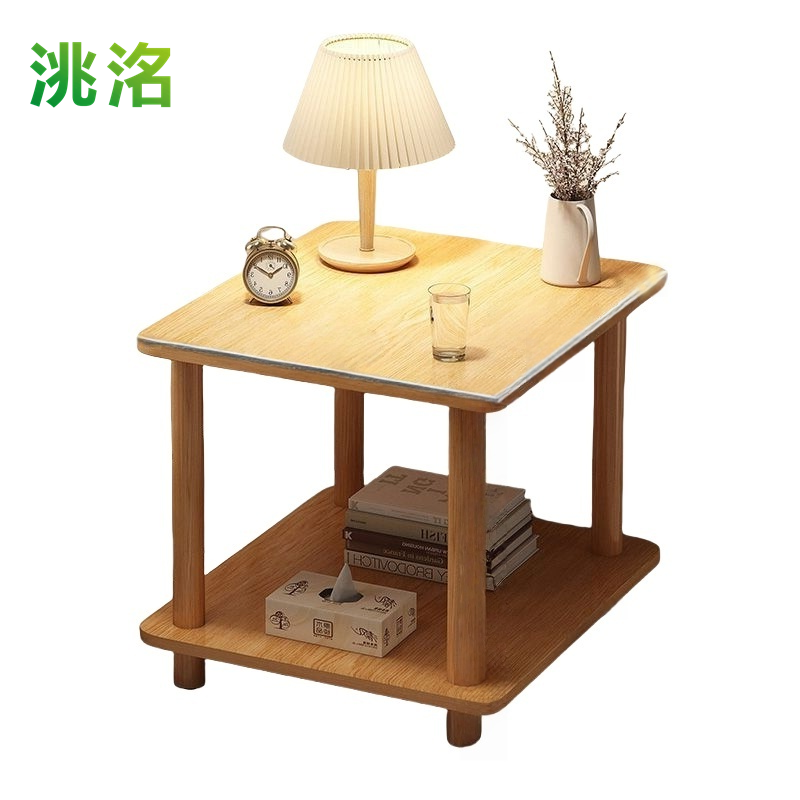 洮洺 简约床头柜 床头边几柜 40*40*52cm 个高清大图