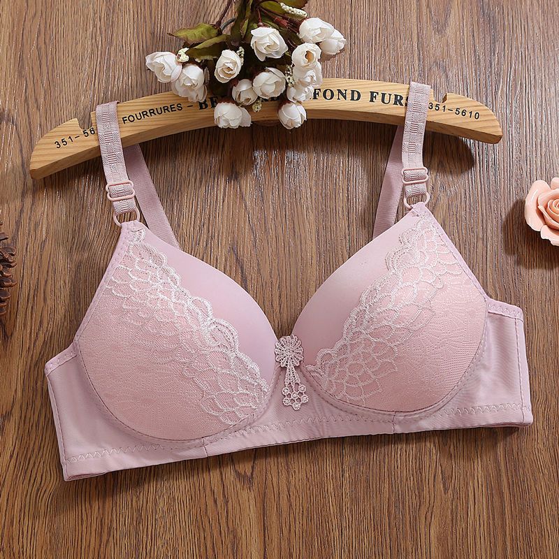 2件装】大码薄款聚拢无钢圈文胸中老年人胖mm妈妈内衣女士胸罩 36/80
