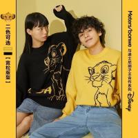 [1件3折价:69]美特斯邦威狮子王联名情侣毛衫宽松新款冬季大提花毛衣男潮