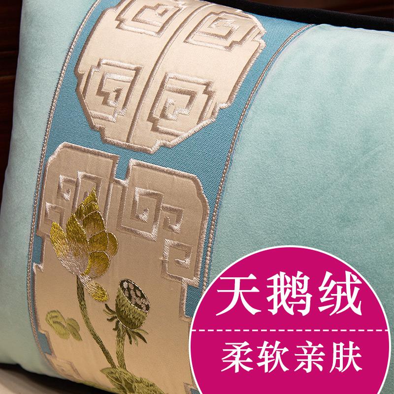 家柏饰(CORATED)中式客厅沙发抱枕靠垫118新中式靠枕中国风轻奢枕套北欧大靠背高清大图