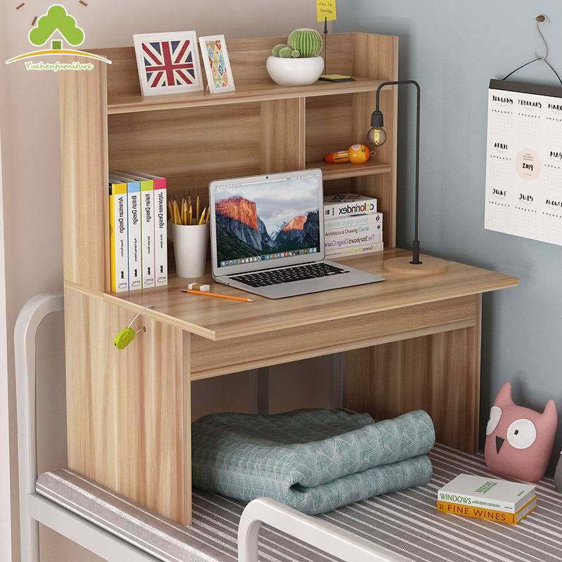 皇豹大学生宿舍床上小书桌上下铺电脑桌省空间可折叠懒人写字桌子电脑