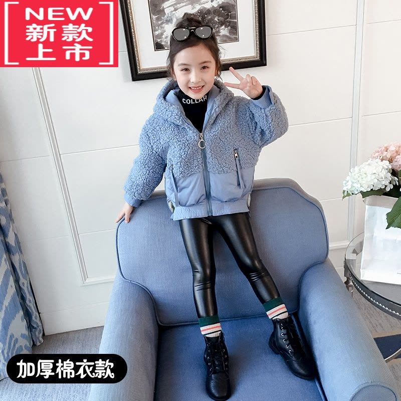 可莉允女童冬装棉衣2022新款小女孩秋冬加厚棉袄外套洋气中大儿童羽绒服棉服图片