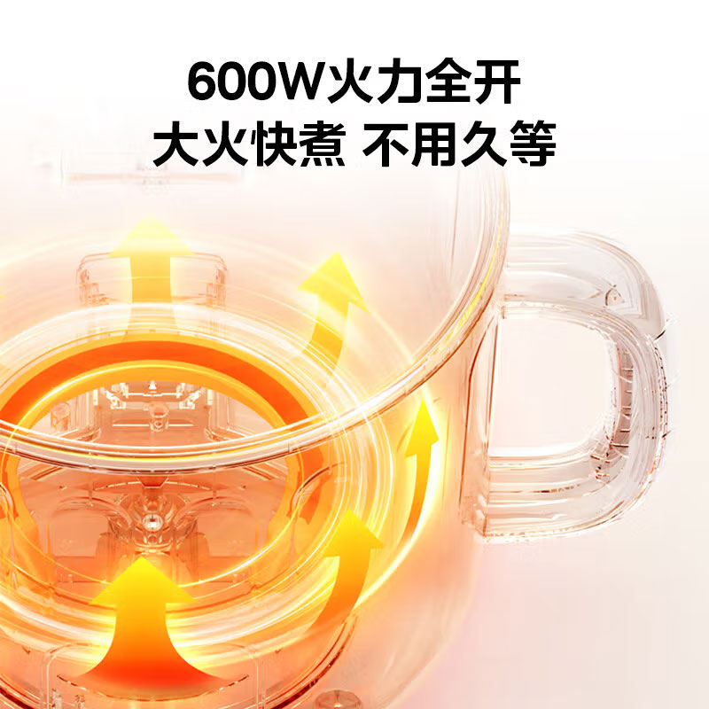 美的(Midea)电煮锅1.6L双层隔热锅身食品级不粘涂层旋钮易操作多功能小煮锅MC-DY16E06高清大图