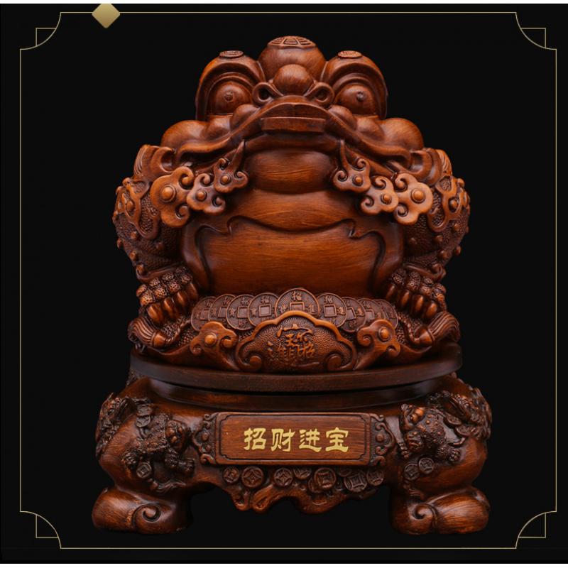 美帮汇工艺品三足金蟾蟾蜍摆件店铺开业礼品乔迁玄关收银台高清大图