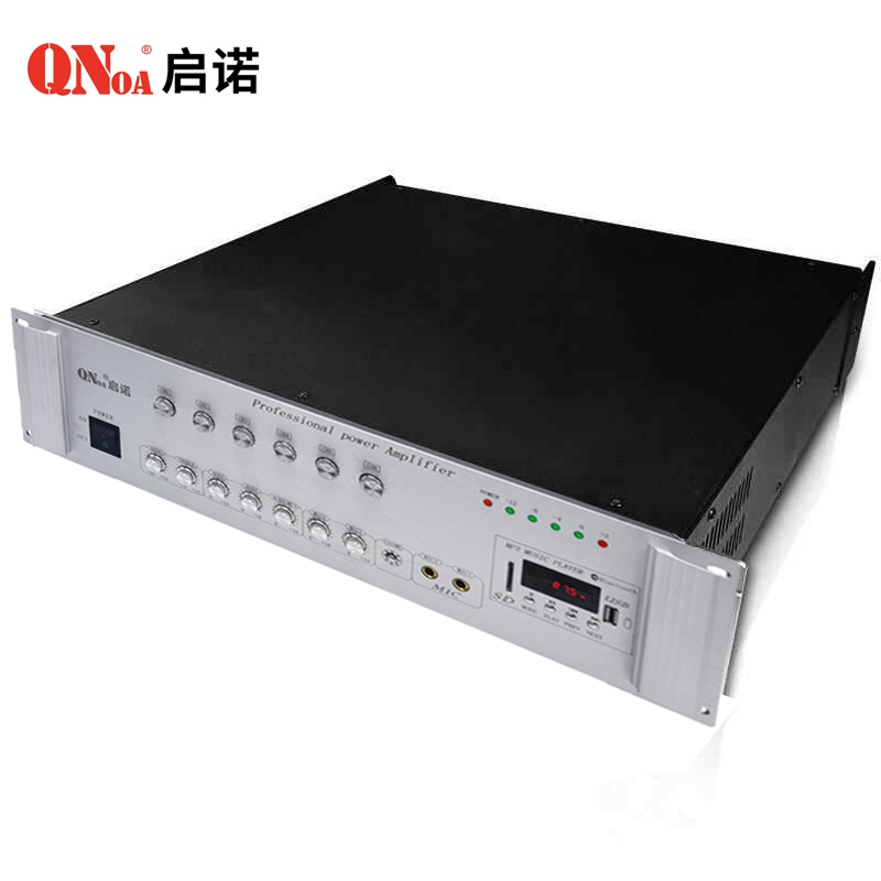 启诺QN-2000UFM 6分区广播功放 独立音量控制蓝牙定压功放 台高清大图