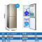 海尔(Haier)双门冰箱风冷无霜两门190升家用双开门式冷藏冷冻冰箱保鲜省电二级能效宿舍炫彩金BCD-190WDPT