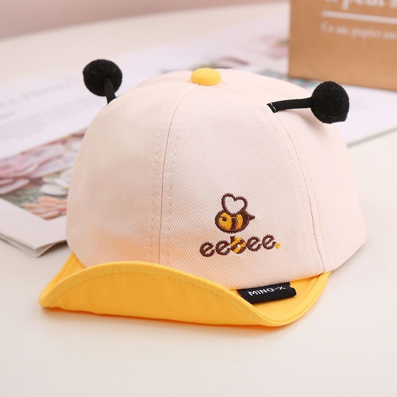 婴儿帽子春秋季鸭舌帽可爱超萌秋季男女童薄款棒球帽韩版潮流