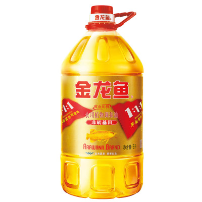金龙鱼黄金比例食用植物调和油5L (非转)调和油