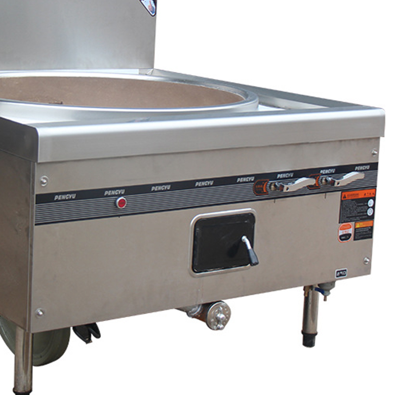 单头单尾大锅灶炒炉燃气炉灶单眼炒炉酒店食堂厨具设备广式燃气猛火灶