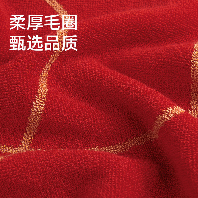 洁玉 马年生肖款纯棉毛巾-幸福加马毛巾双条礼盒装 J6001F-A高清大图