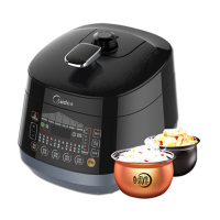 美的(Midea）电压力锅MY-RY50Q5-FS 一锅双胆 家用智能预约多功能煮饭电饭锅5L大容量