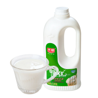 光明大桶酸奶畅优1.1kgx2桶/1桶风味发酵乳原味酸奶网红大桶酸奶 光明畅优大桶酸奶 1.1kg*1桶