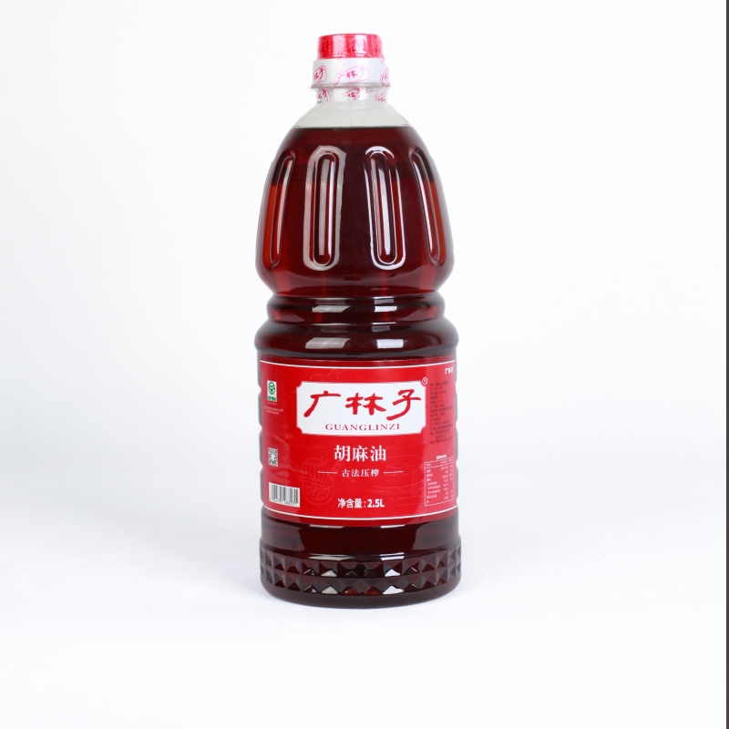 广林子古法压榨胡麻油 亚麻籽油2.5L