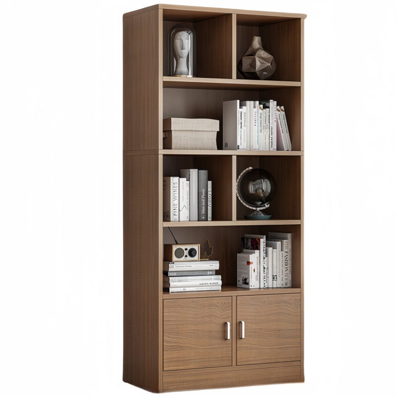 攸形多层木质书柜60*30*180cm台高清大图