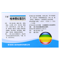 三金】桂林西瓜霜含片0.62克×12片/盒 咽喉牙龈肿痛出血口舌生疮口腔溃疡