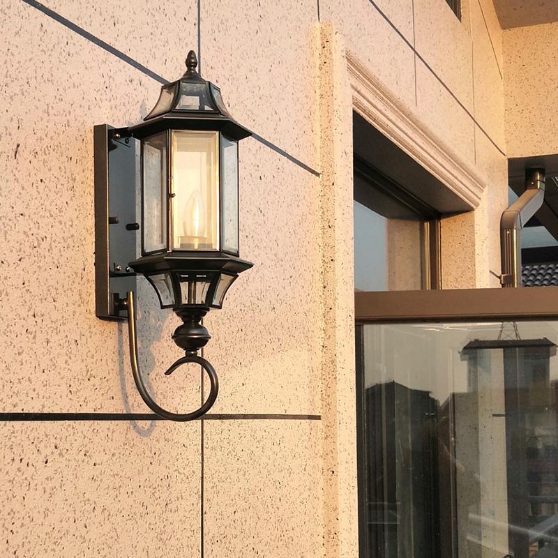 户外壁灯闪电客欧式阳台壁灯别墅庭院过道走廊灯室外花园墙壁灯