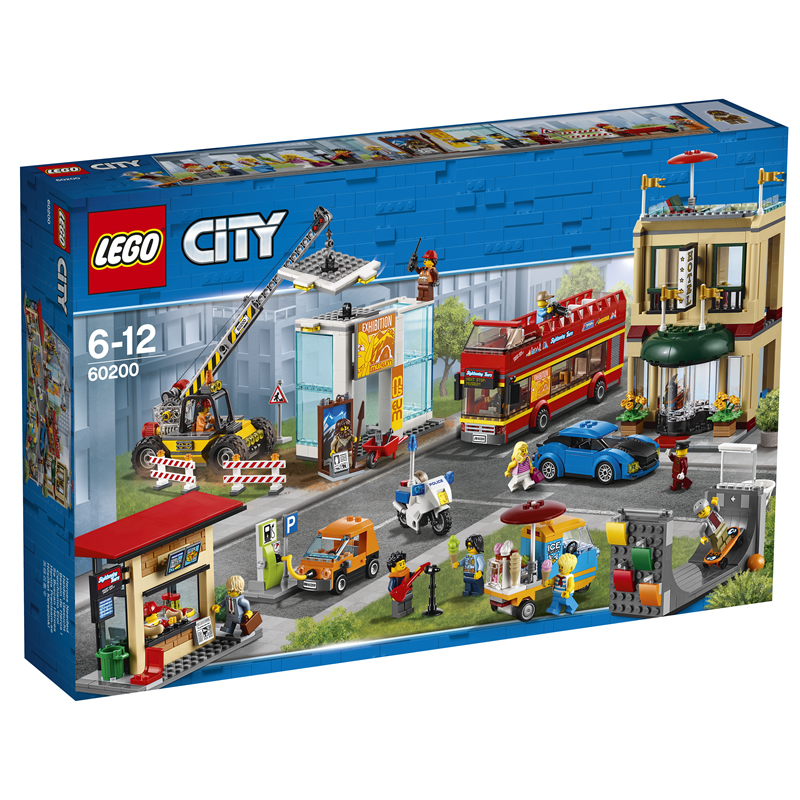 LEGO乐高 City城市系列 城市中心广场60200