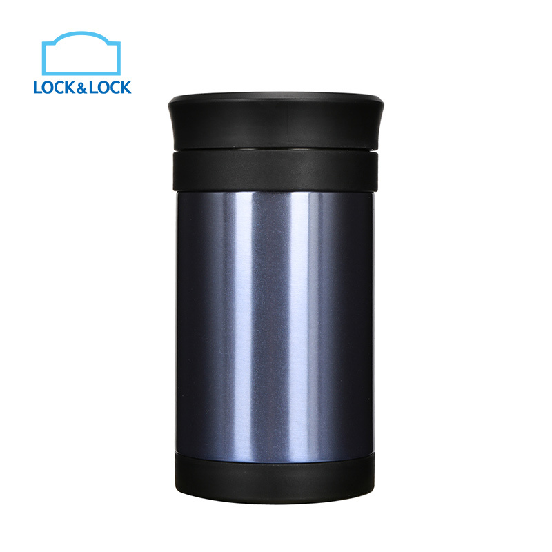 乐扣乐扣(lock&lock)办公室保温杯男女不锈钢咖啡马克杯便携泡茶保温杯 LHC4030SG(400ml)宝石蓝高清大图
