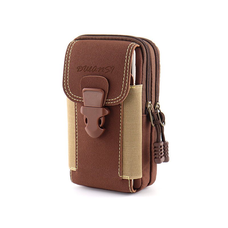 派尼美特手机包男士多功能穿皮带工地干活腰包斜跨横竖款手机套迷你小