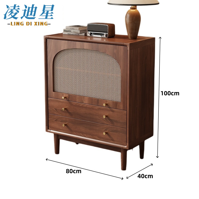 凌迪星餐边茶水柜 餐边柜单门二抽 台