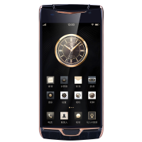 克里特(KRETA)ONE 高端轻奢商务特色手机 全网通4G 双卡双摄 AI智能助理 6+128G 小牛皮 午夜蓝