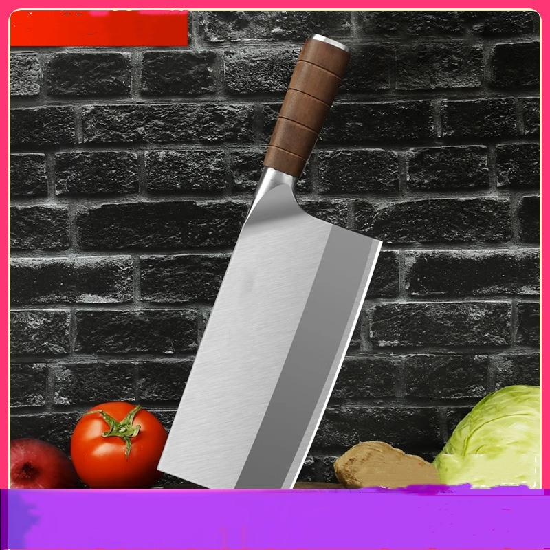 德铂(Debo) 菜刀三合钢材质2号桑刀斩切刀家用厨师中式商用