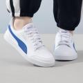 彪马（PUMA）男鞋女鞋新款情侣运动鞋低帮轻便透气耐磨板鞋时尚休闲鞋309668-03 ZP 309668-32/白/蓝 42.5