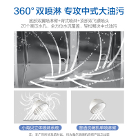 海尔(Haier)HTAW50STGB CN小海贝洗碗机家用小型6套全自动台式免安装变频烘干高温刷碗机神器 可4套