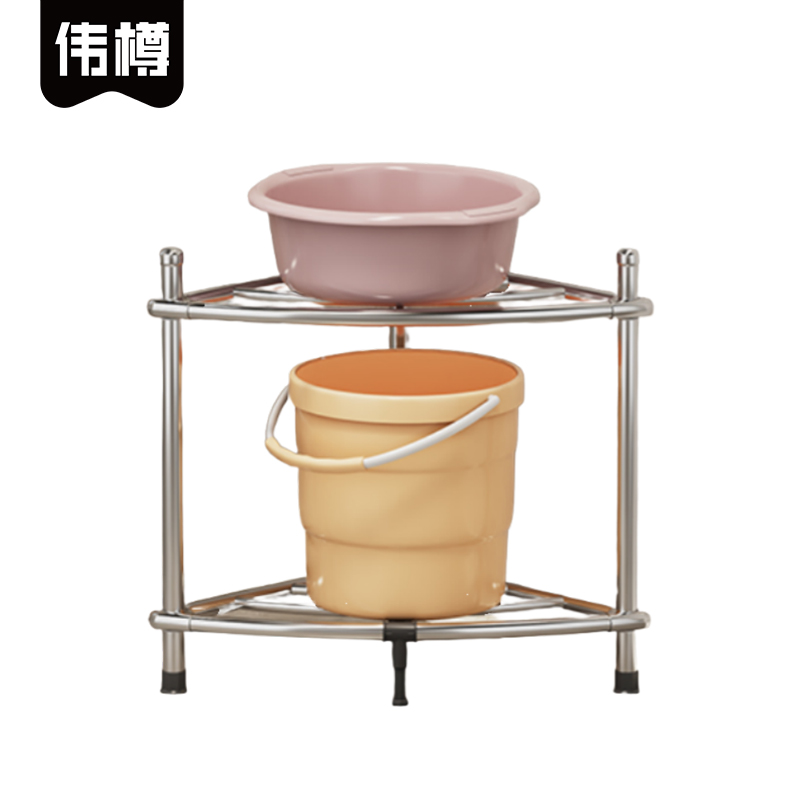 伟樽脸盆架二层55*39*47cm个高清大图