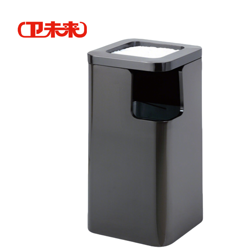卫未来 几何垃圾桶 GPX-398E烟灰钢 个高清大图