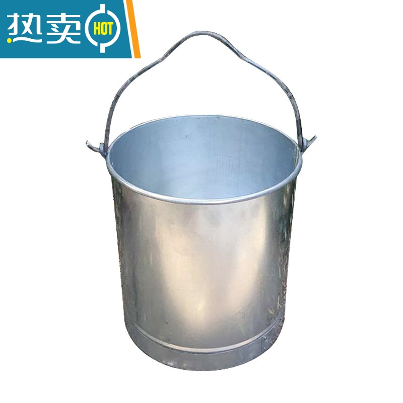 敬平打井直水桶茶水桶储家用拖把桶铁桶铁皮桶洗澡桶带盖提油桶小水桶 大号带盖子高清大图