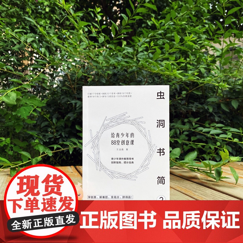 虫洞书简2:给青少年的88堂创意课 王溢嘉 台海出版社 正版书籍高清大图