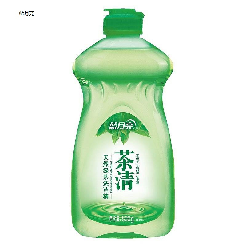 蓝月亮茶清天然绿茶洗洁精500g 6902022130960 12瓶