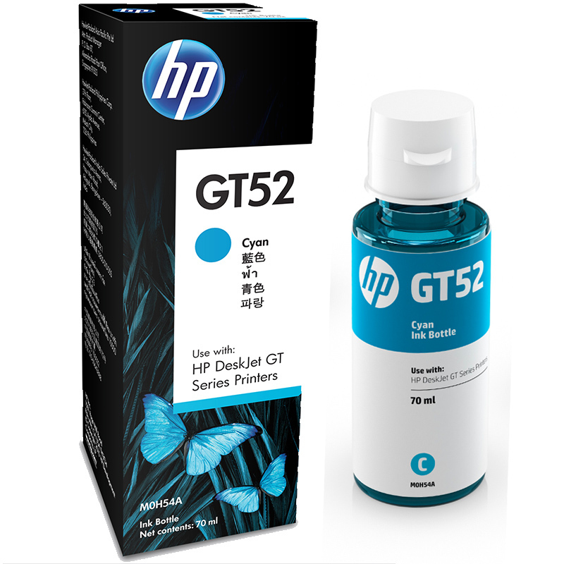 惠普(HP)M0H56AA HP GT52青色原装墨水瓶