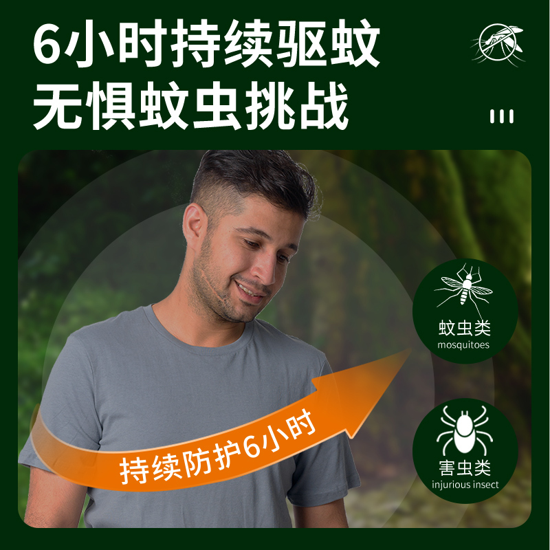 蠓虫-美顿邦-户外驱蚊液-100g-5瓶装-cyx