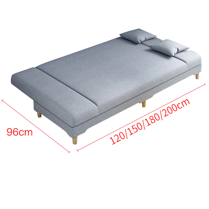 沙发小户型客厅沙发床折叠两用简易出租房用经济型懒人布艺小沙发高清大图