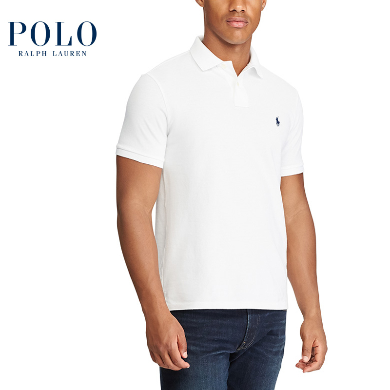 [直营]拉尔夫·劳伦RALPH LAUREN 男装运动休闲 吸湿排汗纯色小马标 夏季短袖Polo衫RL10048-N