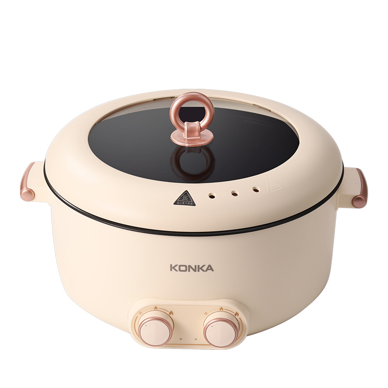 康佳(KONKA) KDHG-2001 家用鸳鸯电火锅 5L(单位:台)白色